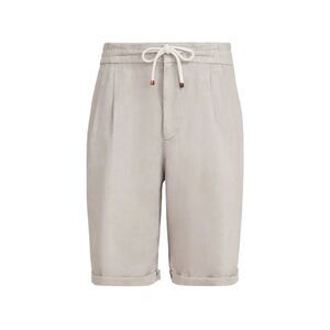 Brunello Cucinelli Men Linen Bermuda
